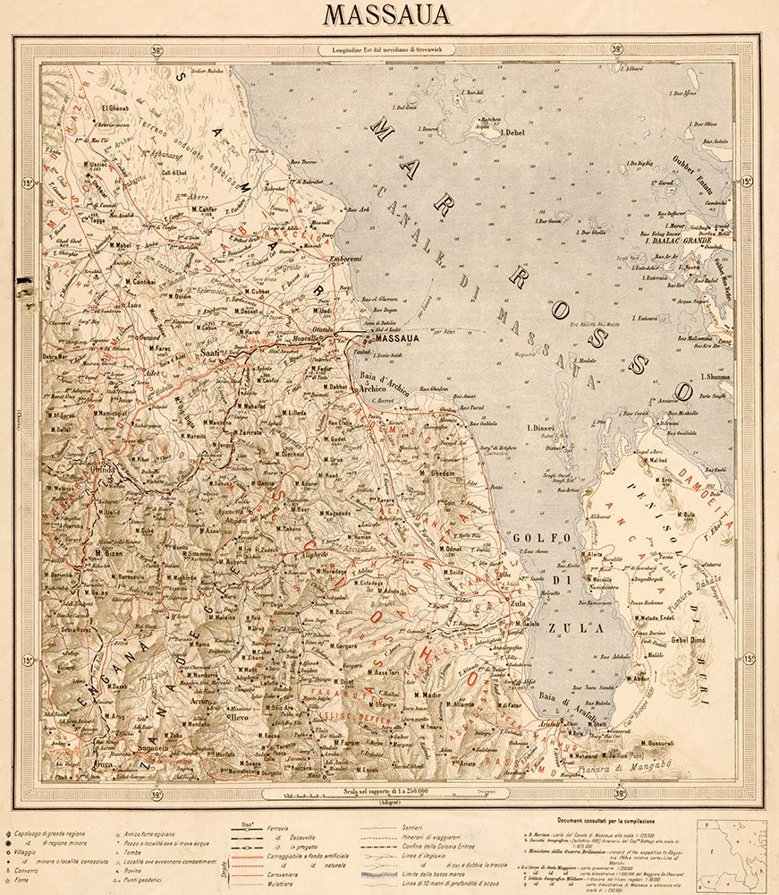 Massaua Ethiopia Eritrea 1896