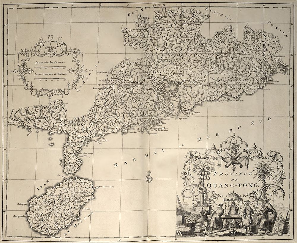 China and Hainan Island 1737
