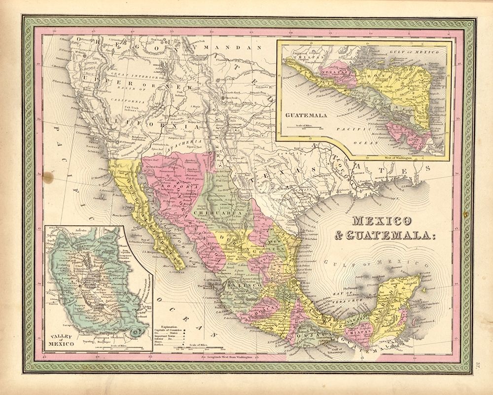 Mexico and Guatemala 1849