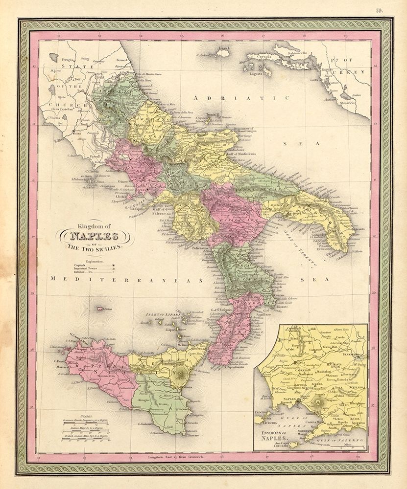 Naples and the Two Sicilies 1849