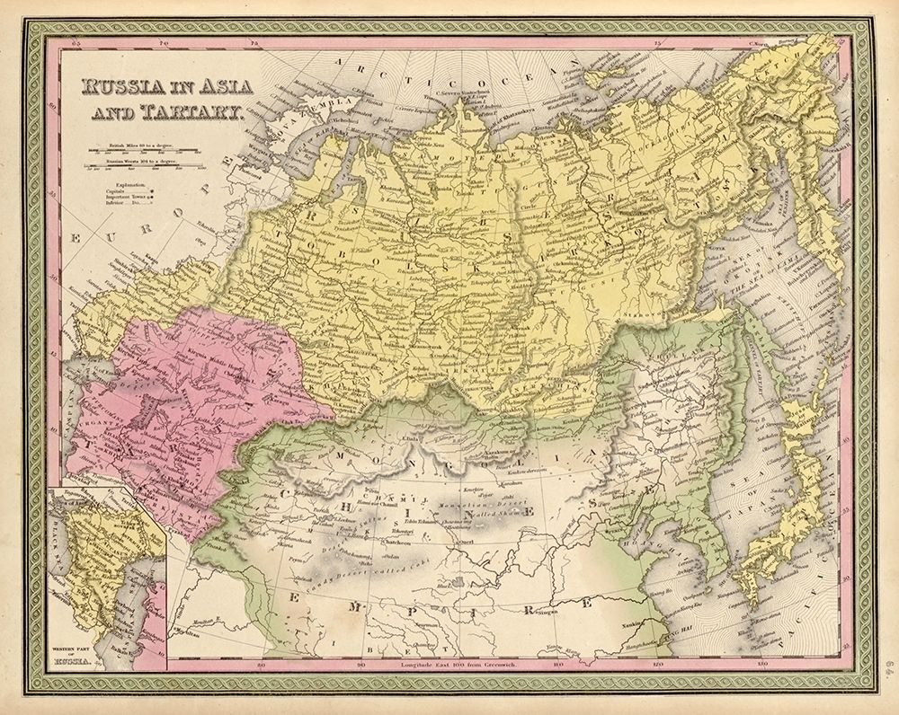 Russia in Asia and Tartary 1849