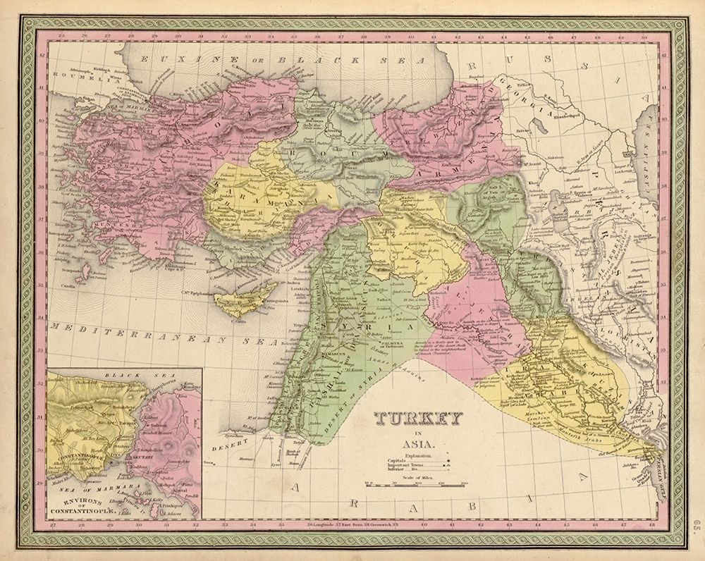Turkey in Asia 1849