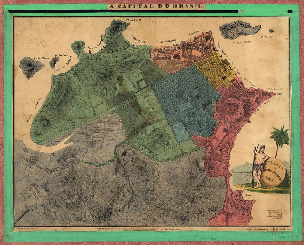 Rio De Janiero Capital do Brazil 1831