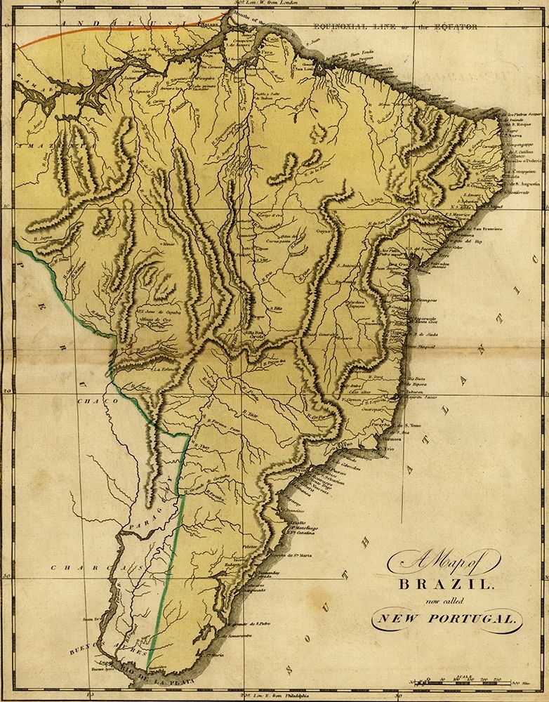 Brazil New Portugal 1814