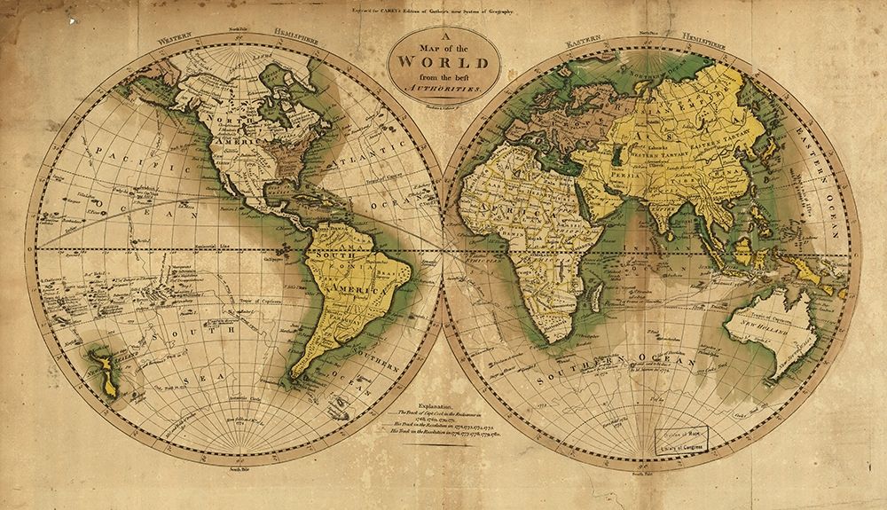 World Map 1795