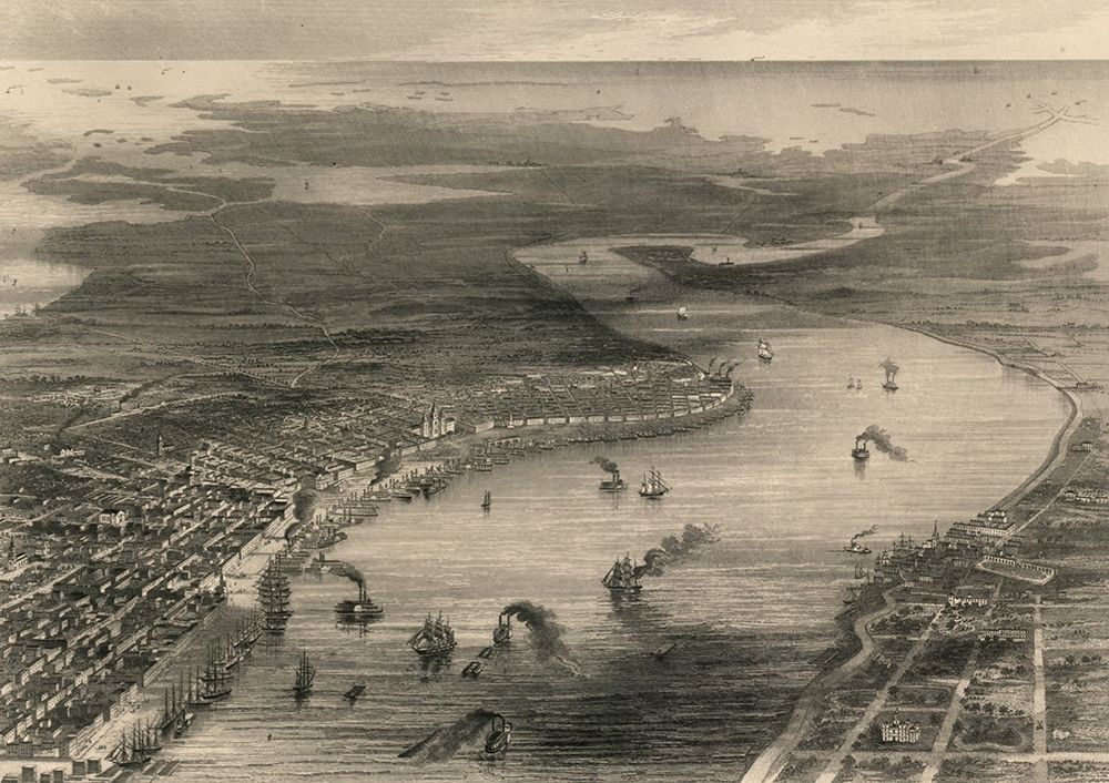New Orleans Louisiana and Vicinity 1863