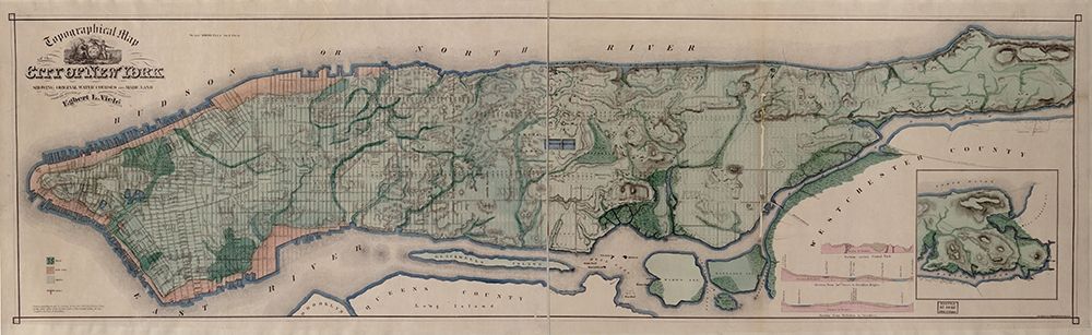 Manhattan Island 1865