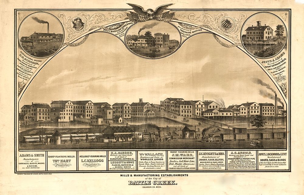 Battle Creek Michigan 1869