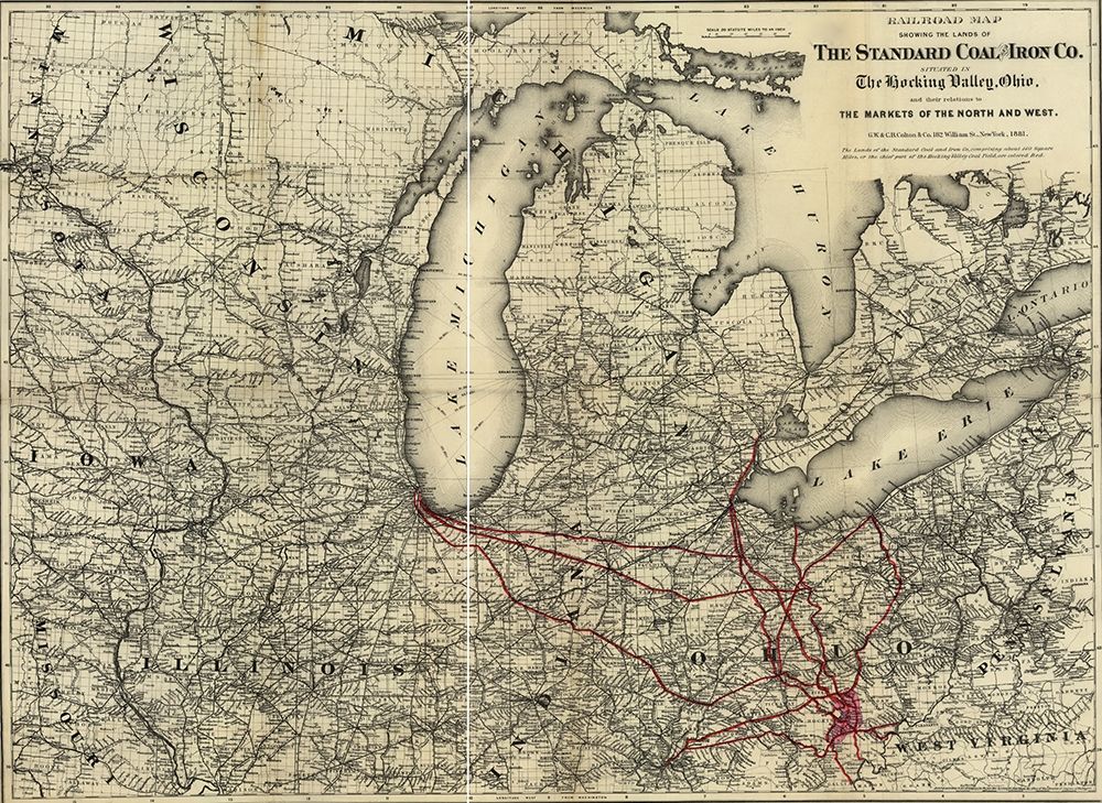Standard Coal and Iron of Hocking Valley Ohio 1881