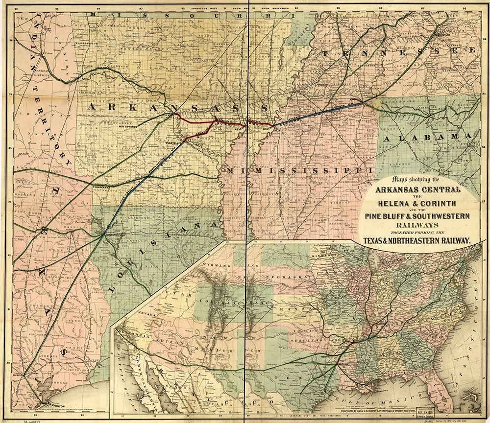 Arkansas Central 1872