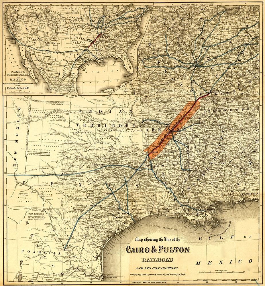 Cairo and Fulton Railroad 1871