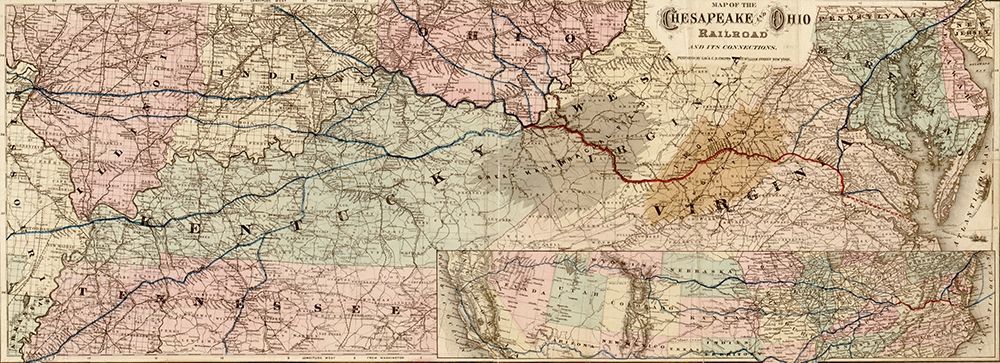 Chesapeake and Ohio Railroad 1873