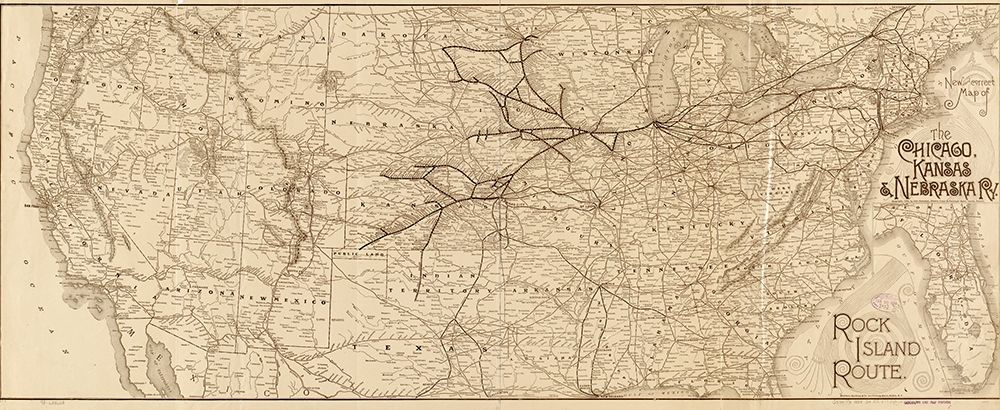 Chicago Kansas and Nebraska 1888
