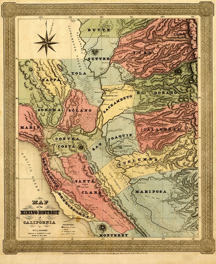 California Mining District 1851