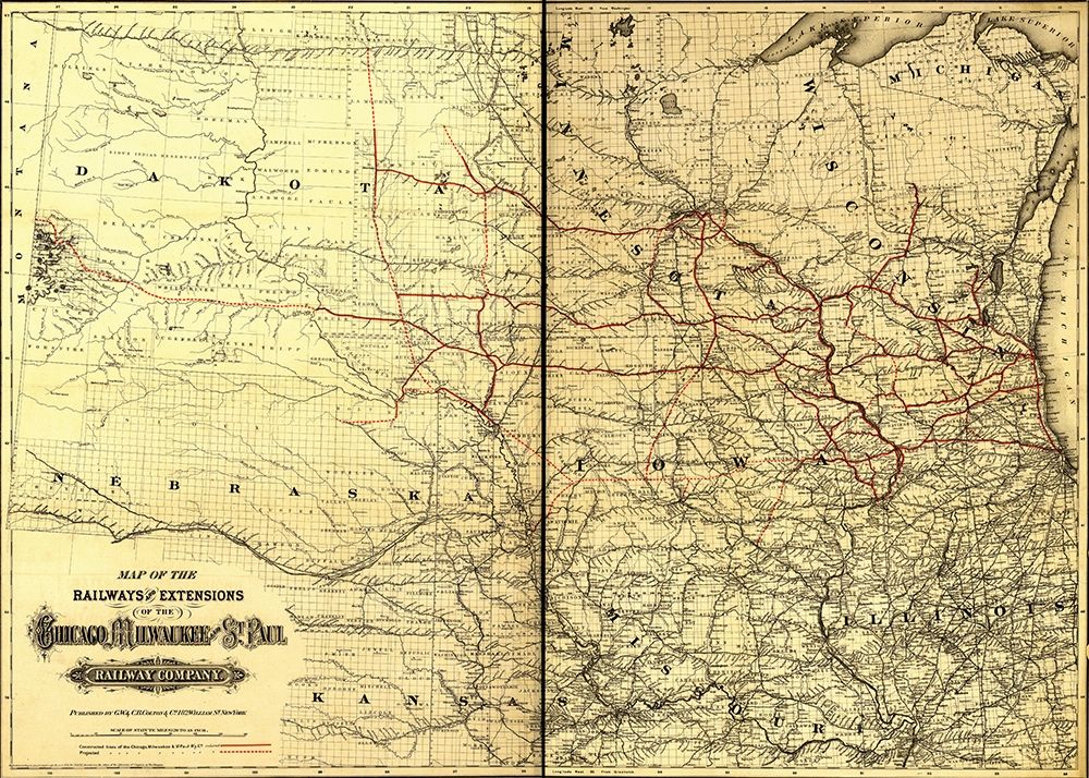 Chicago Milwaukee and St Paul Railway Company 1881