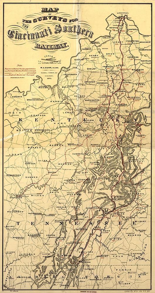 Cincinnati Southern 1873