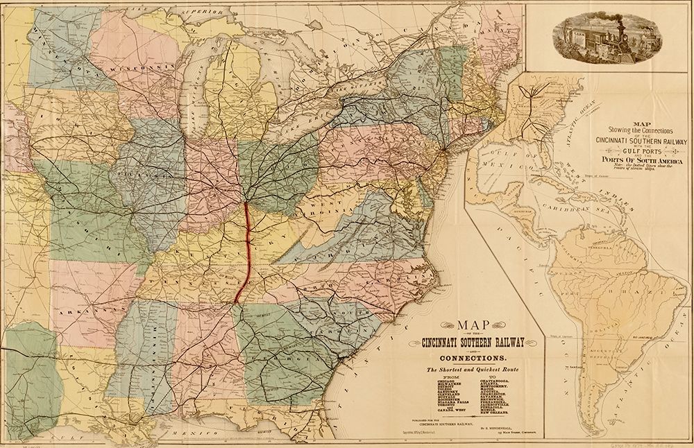 Cincinnati Southern Railway 1879