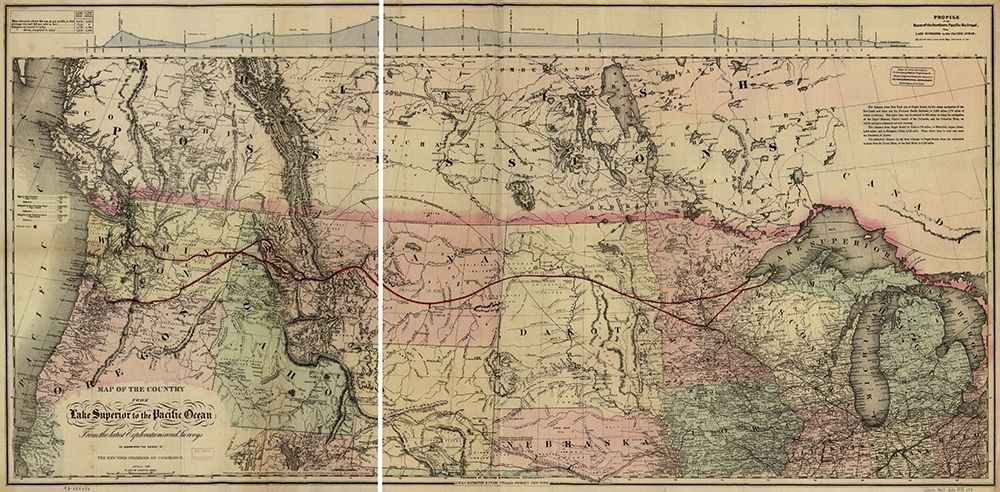 Lake Superior to the Pacific Ocean 1867