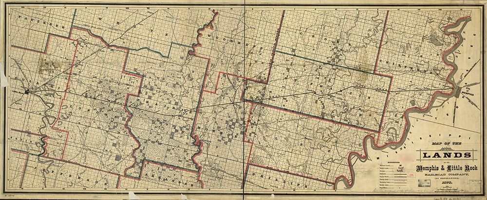 Memphis and Little Rock Railroad Company 1878