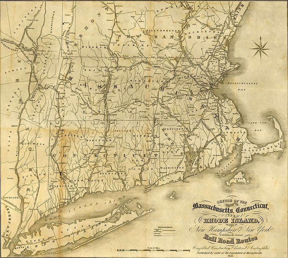 Massachusetts Connecticut and Rhode Island and parts of New Hampshire and New York