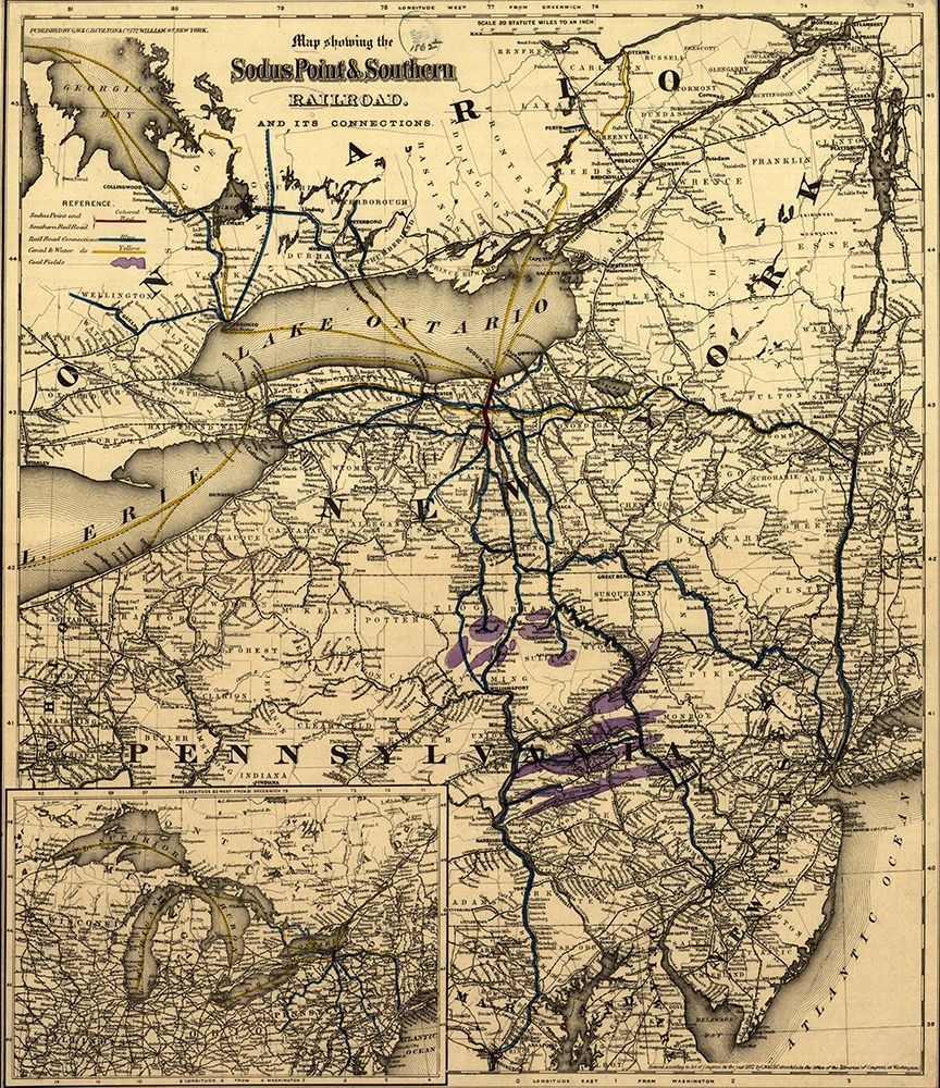 Sodus Point and Southern 1872