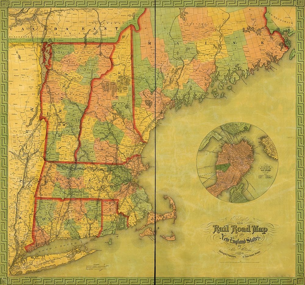 New England States 1854