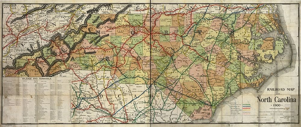 North Carolina 1900 Panorama