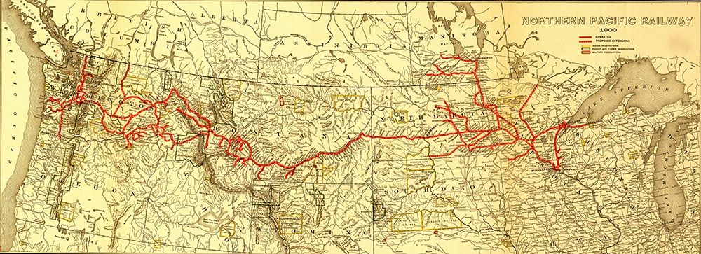 Northern Pacific Transcontinental 1900