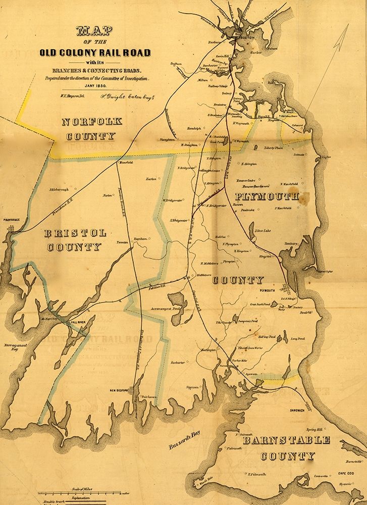 Old Colony Rail Road 1850