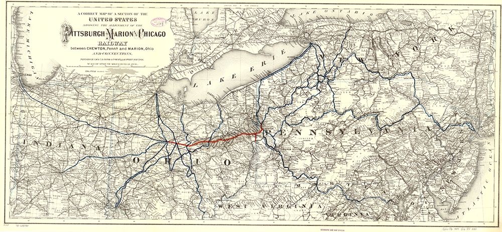 Pittsburgh Marion and Chicago 1887