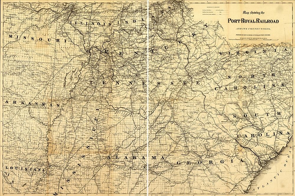 Port Royal Railroad 1870