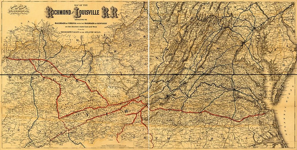 Richmond and Louisville Rail Road 1882