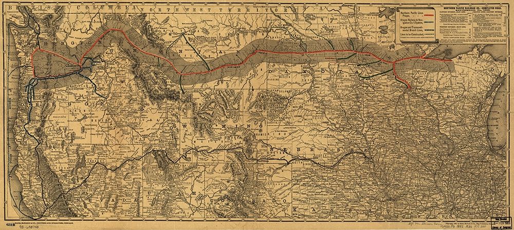 Northern Pacific Transcontinental 1882