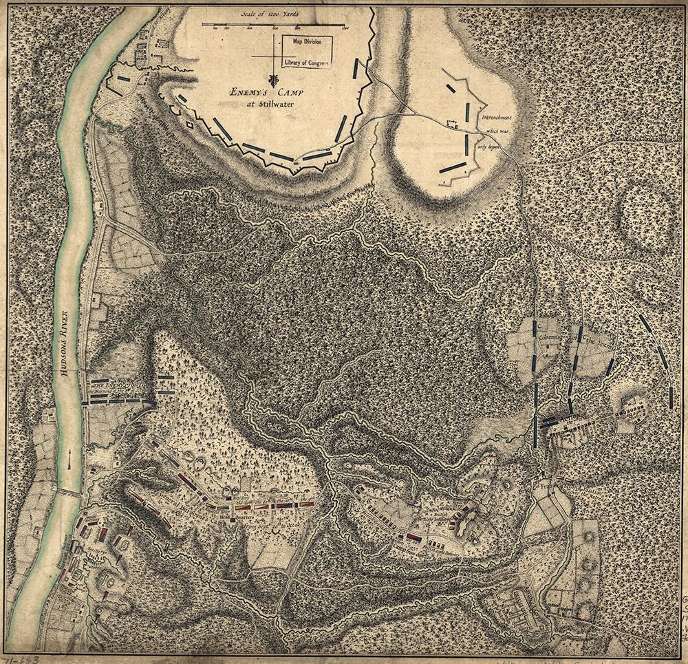 Bemus Heights Near Hudson River 1777