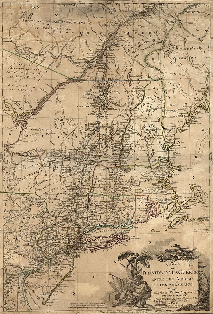 Theatre of War in the Thirteen Colonies 1777