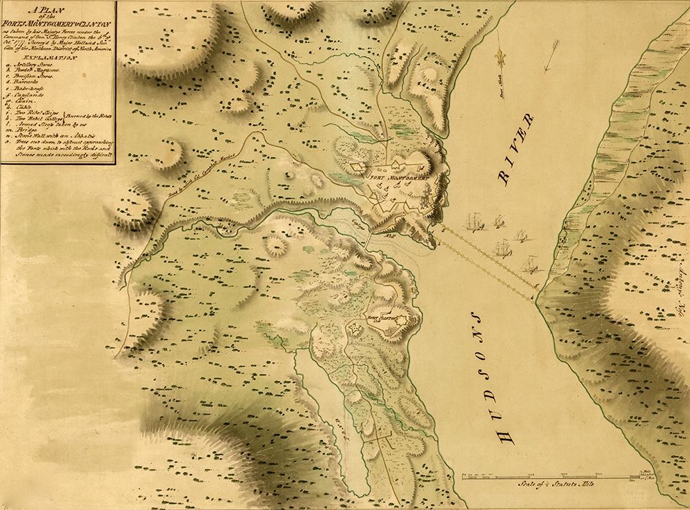Plan of the Forts Montgomery and Clinton 1777
