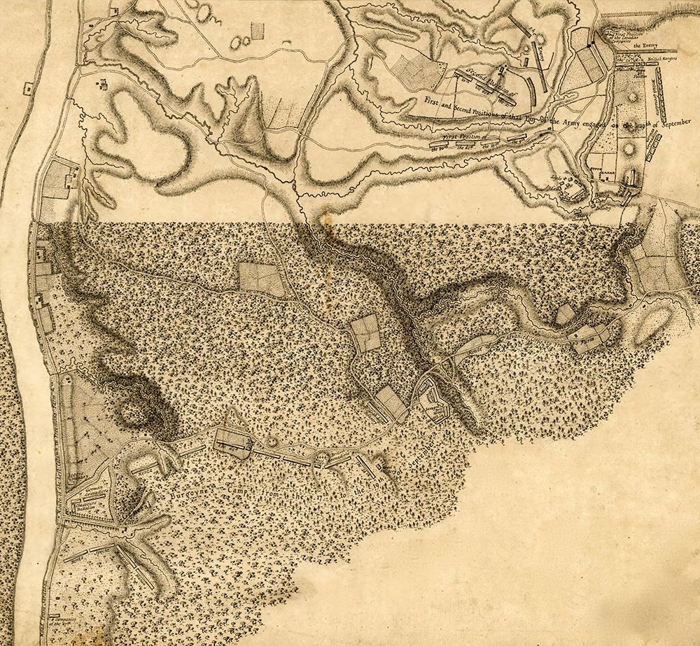 General Burgoyne at Swords House on Hudsons River 1777