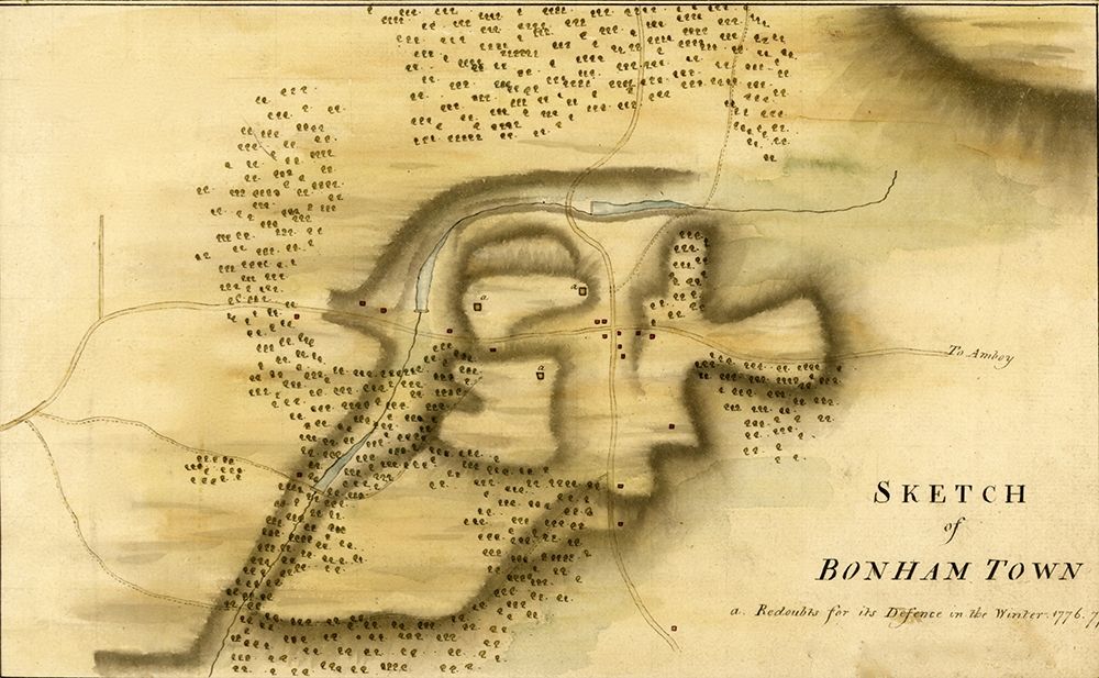 Bonham Town new Jersey 1777