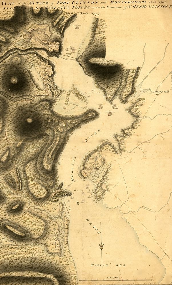 Plan of the attack of Fort Clinton and Montgomery 1777