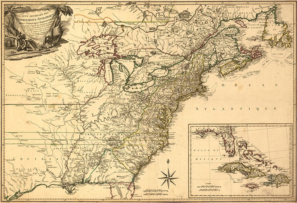British Possessions at the Time of the War of Independence 1777