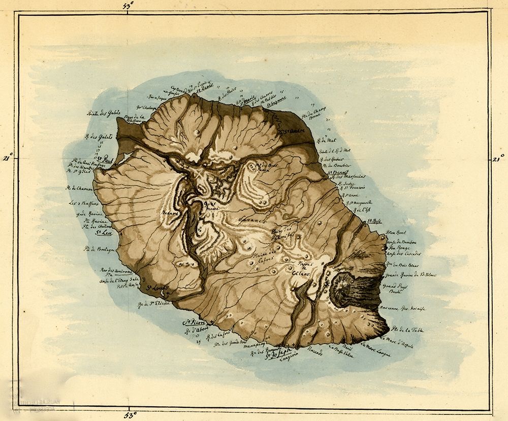 Island of Reunion previously Bourbon 1802