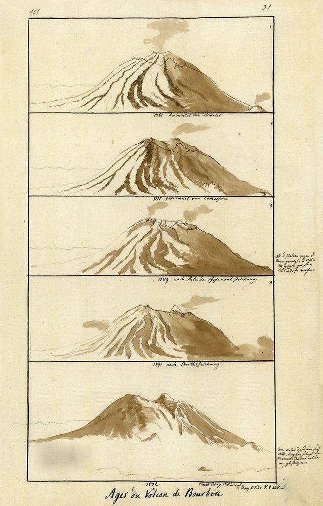 Volcano on Bourbon 1803