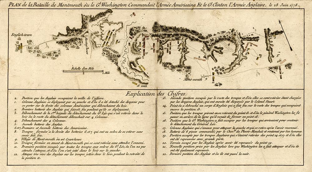 Battle of Monmouth New Jersey Freehold