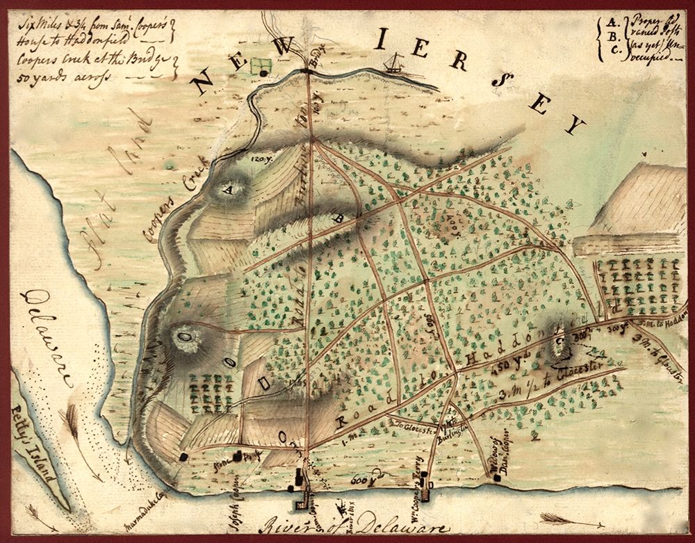 Camden New Jersey and Environs 1778