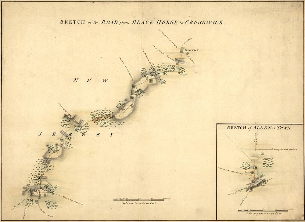 Crosswicks New Jersey 1778
