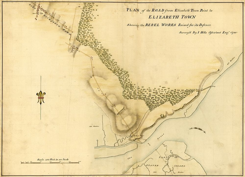 Elizabeth New Jersey 1780