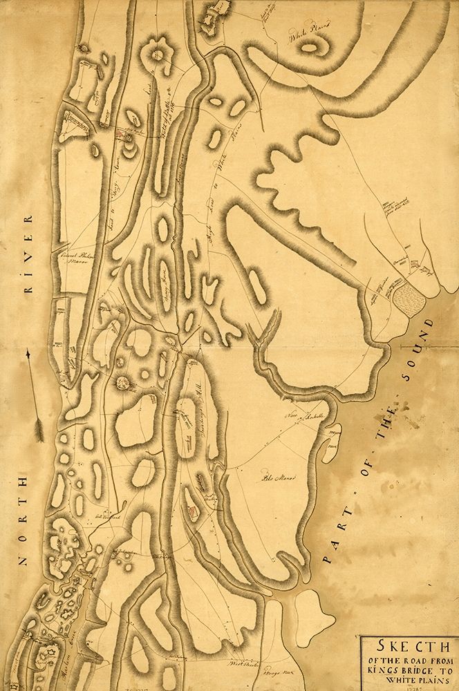 Road from Kings Bridge to White Plains 1778