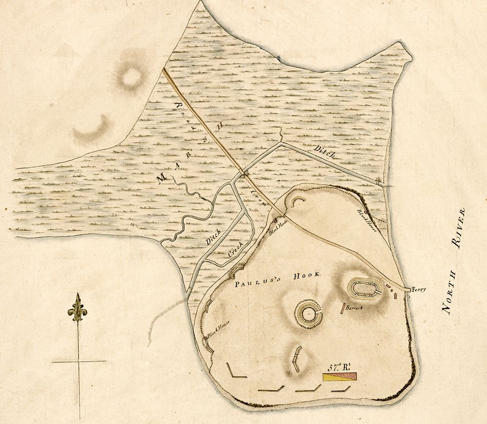 Pauluss Hook and fortifications 1778