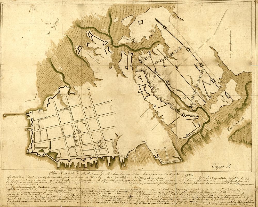 British Defenses at Charlestown 1780