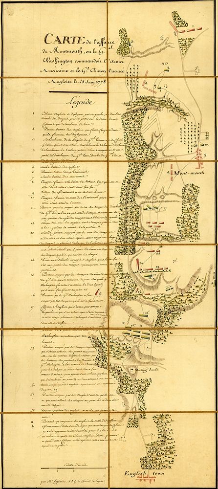 Battle of Monmouth or Freehold New Jersey 1778